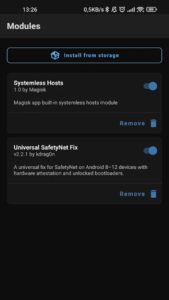 Magisk Manager 1